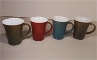 Four Ceramic Coffee Cups