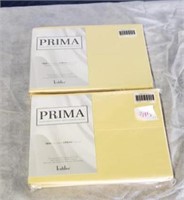 2 NEW Prima Twin Flat & Fitted Sheets $70