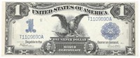 1899 US $1 SILVER CERTIFICATE AU