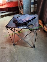 Escalade Outdoor Folding Grey Table w/ Carry Bag