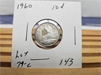 1960 CANADIAN 10 COIN