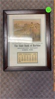 State Bank of Harbine Calendar 1915