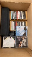 ASSORTMENT OF CDS, VHS TAPES