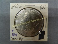 1892o Morgan Silver Dollar - Semi-Key