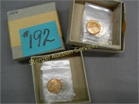 (2) 1954 Proof Coin Sets