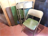 2 Card Tables & 4 Folding Chairs