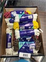Assorted Colors of 20ft Rope