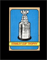 1972 Topps #8 Stanley Cup EX to EX-MT+