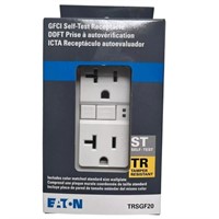 New Eaton GFCI Self-Test Receptacle 20A (TRSGF20)