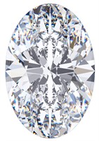 Oval 1.59 carats F VS1 Certified Lab Diamond