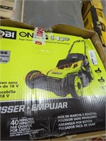 Ryobi 16" 18v brushless lawn mower