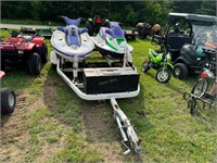 2-Jetskis on trailer