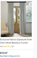 Stangh Blackout Velvet Curtains 120-inch - Extra