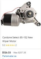 Cardone Wiper Motor