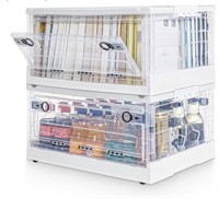 Homde transparent folding box with wheels