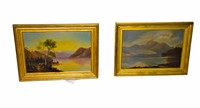 Two White Mountain Paintings