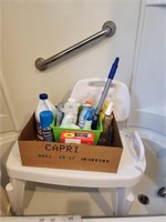 Shower Chair, Cleaning Supplies, Wax Ring