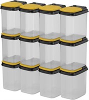 12-Pk Buddeez Bits and Bolts Storage Containers