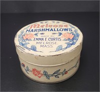 1960's Melrose Marshmallows Tin