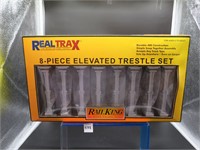 Real Trax MTH 8 Pc. Elevated Subway Trestle Set 40