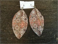 Zentangle Earrings from Eclectic Ruby Red
