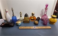 Vintage Cologne/Perfume Decanters: Bowling Pin,