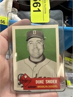 DUKE SNIDER BASEBALL CARD