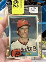 1981 TOPPS NOLAN RYAN BASEBALL CARD