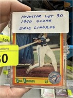 QTY 30 1990 SCORE ERIC LINDROS BASEBALL CARDS
