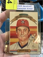 1983 DONRUSS DIAMON KINGS NOLAN RYAN BASEBALL CARD