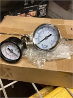 Husky Air Gauge and Valved Gauge