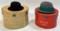 TWO NEAT SALESMAN SAMPLE HATS WITH BOXES