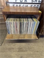 RECORD CABINET FULL OF RECORDS