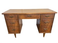 MCM Style Bassett Furniture Wood Desk