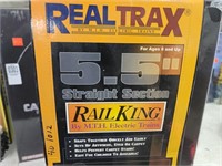 RealTrax by MTH 4 pcs 5.5" Straight sections New