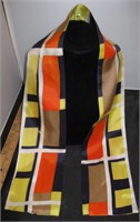 Mid Century Neck Geometric Scarf