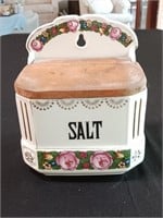 Ceramic salt container
