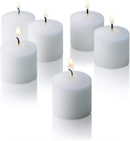 White Votive Candles - Box of 72 Unscented Candles