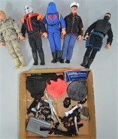 5pc 12" GI Joe HOF Figures w/ Acc