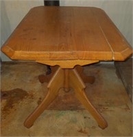 (G) Wooden end table approximately 24"x18"