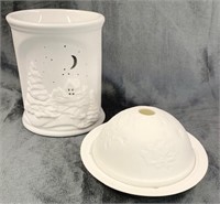 2 Romanian Pottery Tealight Holders