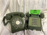 2 vintage Bell telephones