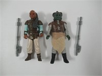 Vintage Star Wars Figures/Weequay + Klaatu