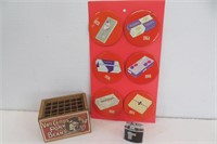 Nash Lighter, Vintage Kleenex pins+