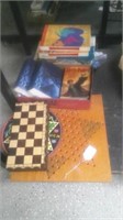 HARRY POTTER BOOKS/CHINESE CHECKERS/MISC GAMES