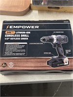 NEW Empower Cordless 1/2" Drill