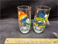 Smurf collector glasses