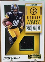 Jaylen Samuels 2018 Contenders Green Patch