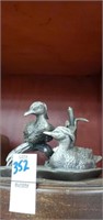 Duck figurines & belt buckle