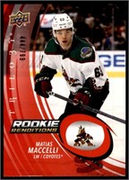 444/799 Rookie Card  Matias Maccelli